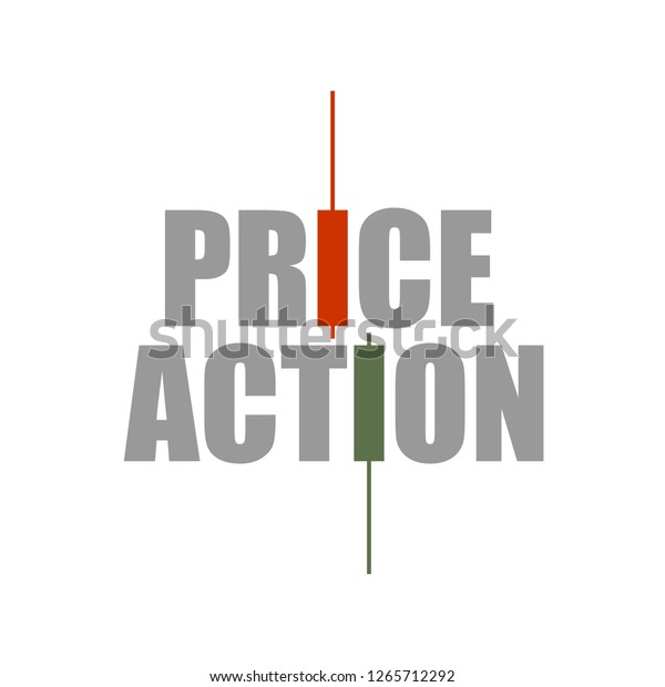 Stock Market Exchange Price Action Emblem Stock Vector Royalty Free