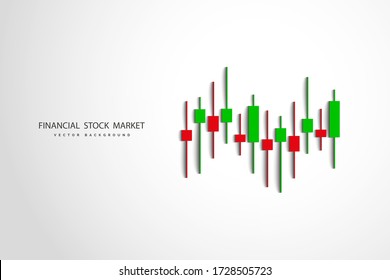 Stock market or forex trading business graph chart for financial investment concept. Business presentation for your design.