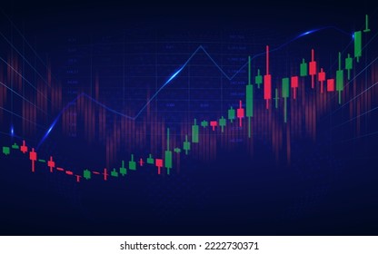 Persepctive Stock Market Price List Background Stock Vector (Royalty ...