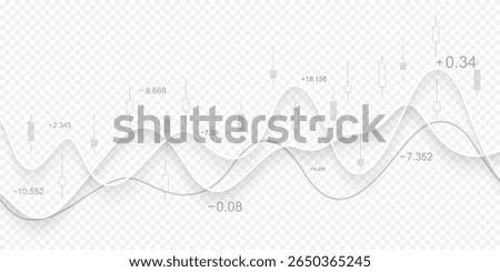 Stock market or Forex trading graph in graphic concept for financial investment or economic trends business idea design. Worldwide finance background. Vector illustration