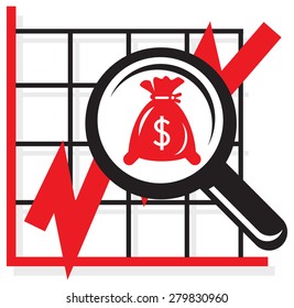 Stock Market Gain - Illustration