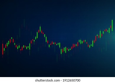 Stock market graph background. Concept of business investment. Stock future trading