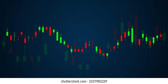 Stock market graph background. Concept of business investment. Stock future trading