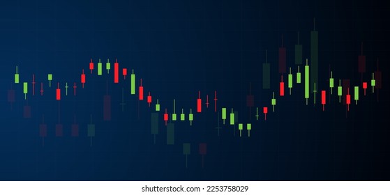 Stock market graph background. Concept of business investment. Stock future trading