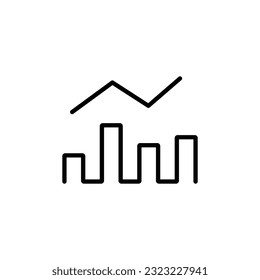 Stock Market Graph vector design