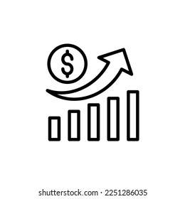 Stock Market icon in vector. Logotype