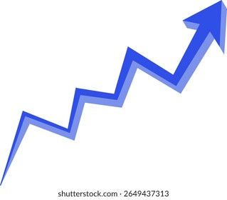Stock market illustration on isolated background