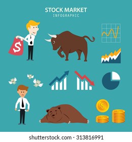 stock market infographic