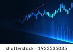 Stock market investment trading graph in graphic concept suitable for financial investment or Economic trends business idea. Vector illustration design.
