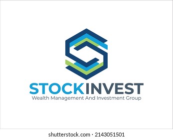 Stock Market Investment Wealth Management Company Logo Abstract