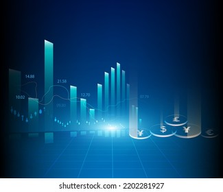stock market. Money transfer. Currency exchange. abstract background eps10 vector illustration