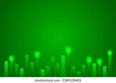 Stock Market Trading Background. Wallpaper. Finance Banner. Economic. Graph. Vector Illustration