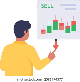 Stock Market and Trading Icon Set for Financial and Investment Designs