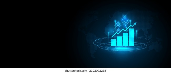 stock market trading investment concept abstract background image