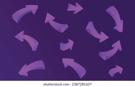 Stock movements shape vector 3d art design modern