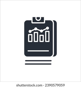 icono de opciones de acciones. vector.Curso editable.Signo de estilo lineal para uso de diseño web,logotipo.Ilustración de símbolo.
