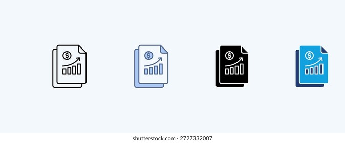 Vetor de Ilustração de Ícone Múltiplo de Opções de Ações