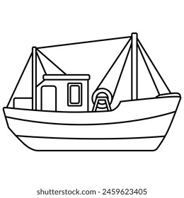 Stock Photos and Portfolio Vector image of a ship 3