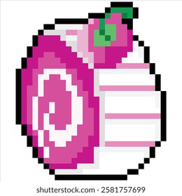 stock pixel vector design- Roll Berry