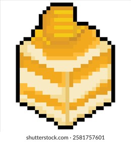 stock pixel vector design-Honey Cake