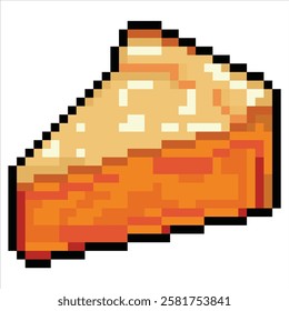 stock pixel vector design-Pumpkin Pie