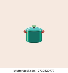 Stock Pot icon flat vector design.