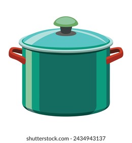 Stock Pot Illustration auf weißem Hintergrund