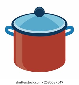 stock pot vector icon on white background