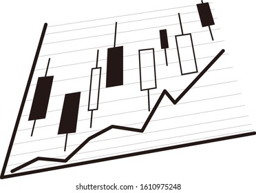 Stock price movement check (candle chart table)