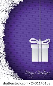 Stock PURPLE BACKGROUND FOR CHRISTMAS.ai Vector And Icon