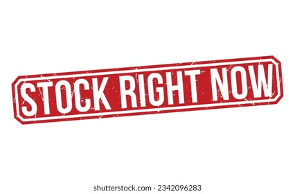 Stock Right Now stamp red rubber stamp on white background. Stock Right Now stamp sign. Stock Right Now stamp.