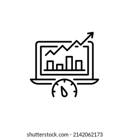 Stock Screeners icon in vector. logotype