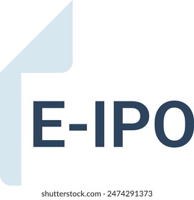 Stock or Share Flat art Icon For Finance Applications  