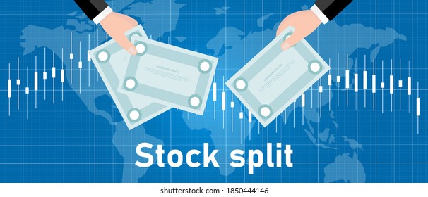 stock split company do exchange transaction to increase the number of shares by issuing more shares to current shareholders