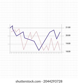 Stock Summery index stock market vector illustration.