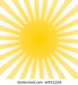 Stock sun rays icon or background - vector illustration.