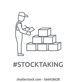 Stock Taking Icon