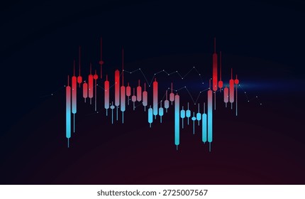 Gráfico de operaciones bursátiles con indicadores financieros, patrones gráficos y análisis de Precios. y Gráfico de acciones financieras que muestra el movimiento de los Precios, la tendencia del índice y los Elementos del mercado