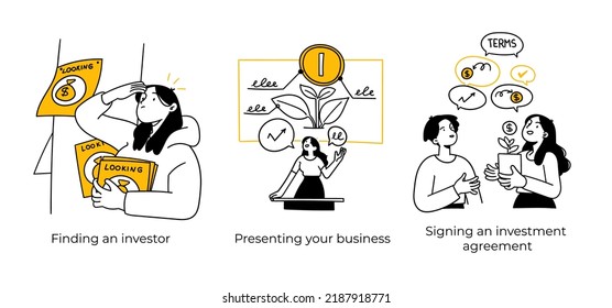 Stock Trading, Stakeholder, Investment, Analysis, Trader Strategy Concept Illustrations - Abstract Business Concept Illustrations. Visual Stories Collection