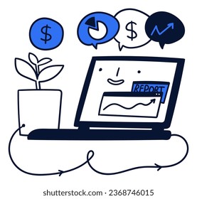 Stock trading, stakeholder, investment, analysis, trader strategy  illustrations on white background