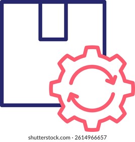 Stock Update Icon Color Vector Illustration