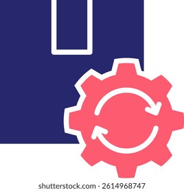 Stock Update Icon Fill Vector Illustration