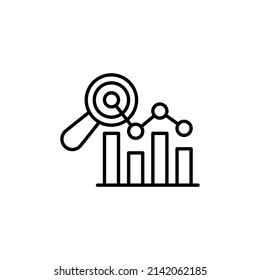 Stock Valuation icon in vector. logotype