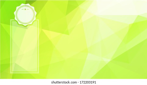 Stock vector abstract background with label