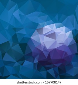 Stock vector abstract background with triangles