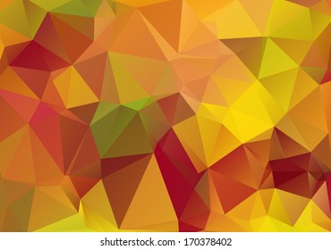 Stock vector abstract background with triangles