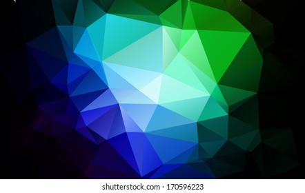 Stock vector abstract background with triangles