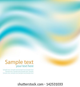 stock vector abstract background wave with space for text