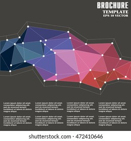Stock, vector, abstract, geometric background, triangle