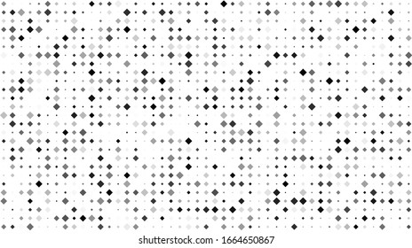 Stock vector abstract geometric pattern. Large and small diamond halftone design background element web banner and poster. illustration eps 10.